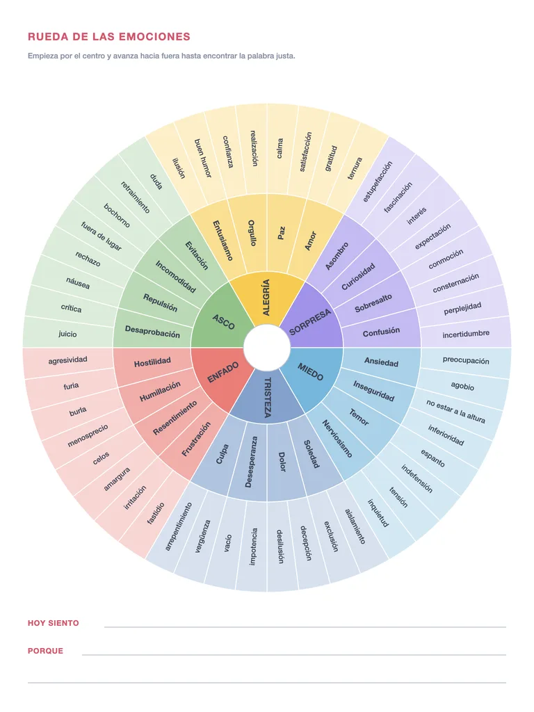 Rueda de las emociones
