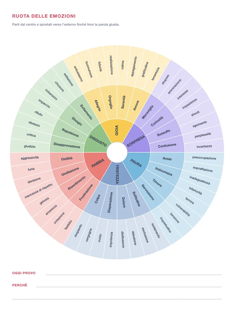 Ruota delle emozioni